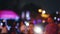 A lot of people at night market Light Bokeh blurred background. 1920x1080