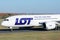 LOT Polish Airlines taxiing on Europe, Boeing Dreamliner