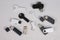 Lot of USB flash drive many keys in silver black and grey color