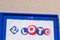 loto and fdj La FranÃ§aise des Jeux french lottery operator sign brand on store with