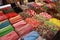 Lots of colorful candies for sale, Mahane Yehuda Market, Jerusalem