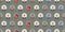 Lots of Colorful Seamless User Avatars Texture, Background with Rows of People,Face Symbols