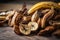 Lots of dried banana. AI Generated