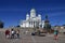 Lots of people visiting Helsinki Cathedral