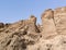 Lots wife - Eshet Lot is a  rock salt column on Mount Sodom - Sdom - on coast of Dead Sea in Israel. Reminiscent of shape of a