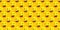 Lots of Yellow Winking, Smiling Faces - Seamless Emoji, Emoticon Pattern Background, Vector Design