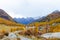 The Lotschental Valley in Switzerland with a picturesque winding pathway