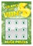 Lottery Instant Scratch Card