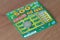 Lotto scratch ticket and 5 zloty coin