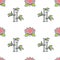 Lotus and bamboo spa and beauty floristic seamless pattern