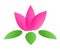 Lotus blossom logo icon
