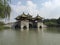 The Lotus Bridge in Shouxi Lake of Yangzhou