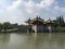 The Lotus Bridge in Shouxi Lake of Yangzhou