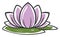 Lotus drawing, illustration, vector