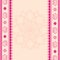 Lotus and elephant pink and cream Indian banner