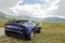 Lotus Elise - gran sasso national park on straight