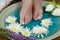 Lotus flower aromatherapy spa for feet