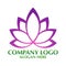 Lotus flower company logo