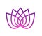 Lotus flower company logo.
