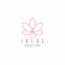 Lotus Flower Logo Beauty Care Logo Vector Design