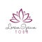 Lotus Flower Yoga Beauty Center Logo Vector