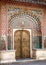 Lotus gate door at City Palace of Jaipur, India