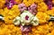 Lotus, orchids, marigold for Loy Krathong festival