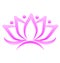 Lotus pink flower business card
