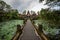 Lotus Pond and Pura Saraswati Temple in Ubud, Bali, Indonesia