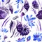 Lotus seamless pattern in chinese, japanese, korean, oriental style