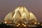 Lotus Temple on September 25,2011:Delhi.Bahai House of Worship,also called Lotus Temple.