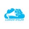 Loud media house logotype icon.Speak up logo icon design.