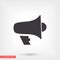 loudspeaker icon. Vector shout. Eps 10 volume. flat design. the work is done for your use for your purposes and purposes