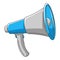 Loudspeaker illustration. Speaker or megaphone icon for demonstration or promotion.