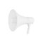 loudspeaker or megaphone horn white megafon is icon mockup of announcer loudspeaker render 3d illustration