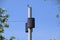 The loudspeaker on the pole. Outdoor speakers for fun walking in the park