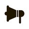 Loudspeaker shout icon in trendy flat style isolated. Eps 10.