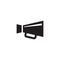 Loudspeaker vector icon. Megaphone promotion sign. Grpahic design element.