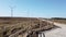 The Loughderryduff windfarm between Ardara and Portnoo in County Donegal - Ireland