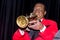 Louis Daniel Armstrong, wax figure