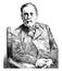 Louis Pasteur, vintage illustration