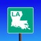Louisiana highway sign