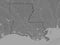Louisiana, United States of America. Bilevel. No legend