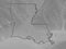 Louisiana, United States of America. Grayscale. No legend