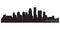 Louisville, Kentucky city skyline. Detailed vector silhouette