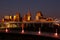 Louisville, Kentucky skyline at night