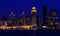 Louisville, Kentucky skyline at night