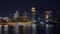 Louisville by night - amazing skyline view