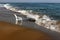 Lounge chair by the mediterranean sea