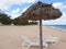 Lounging Chairs at a Beach Resort